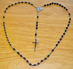Marian Apparition Black Rosaries